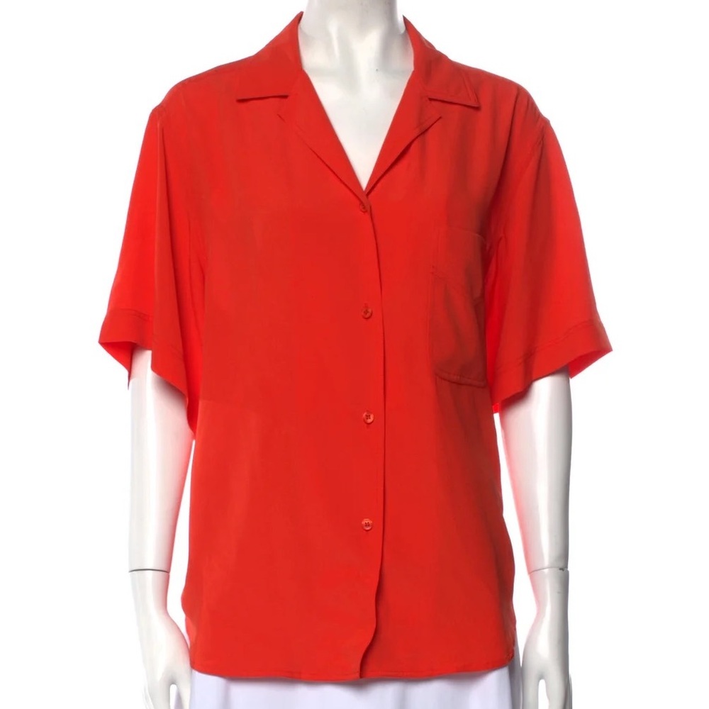 Vintage Christian Dior Chemises Button Down Shirt Blouse Chemise